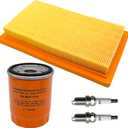 6485 Maintenance Kit Replacement Oil Air Filter for Generac 0J8478S 070185ES fits Most 16 to 26 kw Air Cooled Generators 20kW and 22kW Standby Generators with 999cc Engine