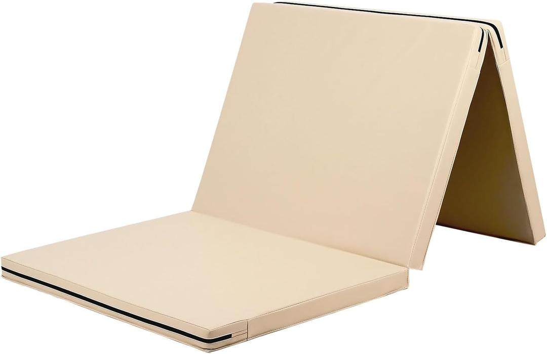 Gymnastics Mat Folding Stretch Mats 71"x31"x2" Exercise Muscle Training Children Play Horizontal Bar Mat Yoga Sports Soundproof Home Use