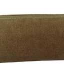 Enyuwlcm Heavy Canvas Stationery Portable Compact Simple Zipper Pencil Case and Durable Small Medicine Bag 1 Pack Khaki