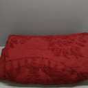 Montgomery Ward Emily Floral Chenille Bedspread, Soft Cotton Comforter Set, Queen Size Quilt - Luxury Hotel Bedding, Queen Bedspread (Red, Queen)