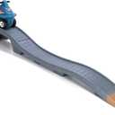 Step2 Up & Down Roller Coaster Kids Ride On Toy, Push Car, Indoor/Outdoor Playset, Made of Durable Plastic, Max Weight 50 lbs., for Toddlers 2-5 Years Old, Gray & Blue