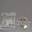 PAUTIX COB LED Strip Lights 5V USB Powered Dotless Super Bright Dimmable LED Lights 3000K Warm White 6.56ft TV Backlights,Flexible 3M Adhesive Under Cabinet Light for Bedroom,Kitchen,Shelf Lighting