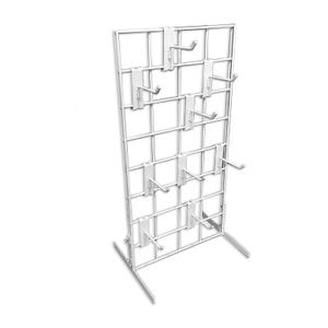 Counter Top Gridwall Display Unit w/ 10 - 4" D Hooks