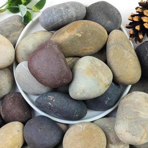 YISZM Natural River Rocks, Small Rocks for Plants Decorative Polished Pebbles for Fish Tank, Gardening, Flower Pots, Vase Fillers, Indoor Water Fountains, Landscaping, 40lbs, 2-3 Inch