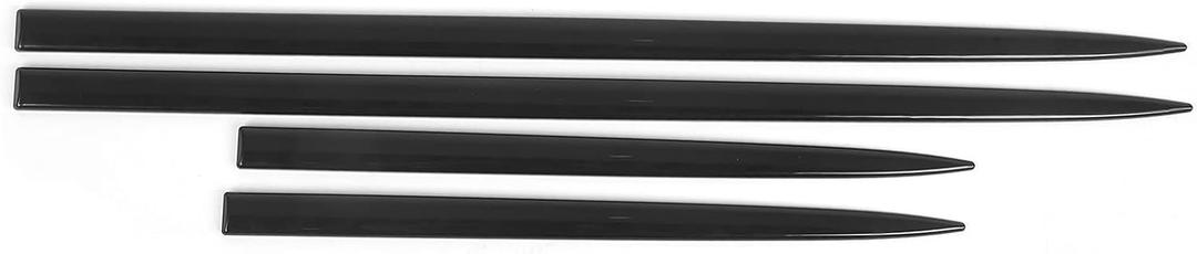 Body Side Trim, Universal Door Belt Exterior Door Trim Protector Strip Bright Black Waterproof Car Side Scratch Guard Easy Install Adhesive Auto Accessories for Most Vehicles