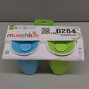 Munchkin Sippy Cups for Toddlers 1-3, Spill Proof Miracle 360 Cup, 10 Ounce, 2 Pack, Green/Blue
