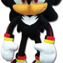 Sonic The Hedgehog New_8967 Great Eastern GE-8967 - Shadow Plush, 12", Multicolor
