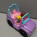 Fisher-Price Little People Barbie Toddler Toy Car Beach Cruiser with Music Sounds and 2 Figures for Pretend Play Kids Ages 18+ Months