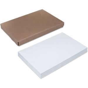 Paterson Paper 16" x 24" Full Size White Silicone Coated Reusable Baking Parchment Paper Sheets Bun/Sheet Pan Liners - 1000/Case - 425F - Non-Stick/Grease-Proof
