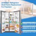 Upgraded 241969501 Shelf Frame without Glass Refrigerator Compatible with Frigidaire Shelf Replacement Parts Frigidaire Gallery Shelf Replacement LFSS2612TF0 FGHS2631PF4A FFSS2615TS0 Drawer Shelves