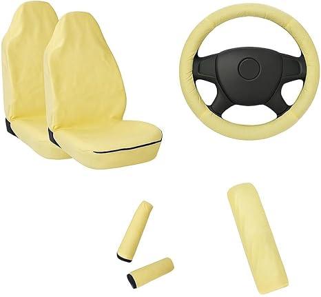 AutoGuard 360 Vehicle Interior Protection Kit – 6-Piece Set for Seats, Steering Wheel, Gear Shift & Signal Arms – Water-Resistant, Reusable, Universal Fit – Ideal for Dealers, Mechanics, and Detailer