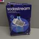 sodastream 1L Twin Pack Dishwasher Safe Slim Bottle (Black)