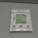 Vegan Leather Changing Pad Cover - 31"X 16" - Waterproof Wipeable, Extra Thick & Portable & Non-Slip Diaper Mat - Fits Standard Changing Tables for Baby Boy Girl (Green)