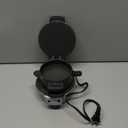 Hamilton Beach Breakfast Sandwich Maker with Egg Cooker Ring, Customize Ingredients, Perfect for English Muffins, Croissants, Mini Waffles, Perfect White Elephant Gifts, Silver (25475) (Single)