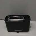 Elite Gourmet ECT118B Cool Touch Single Slice Toaster, 6 Toasting Levels & Wide Slot for Bagels, Waffles, Specialty Breads, Pastry, Snacks, Black