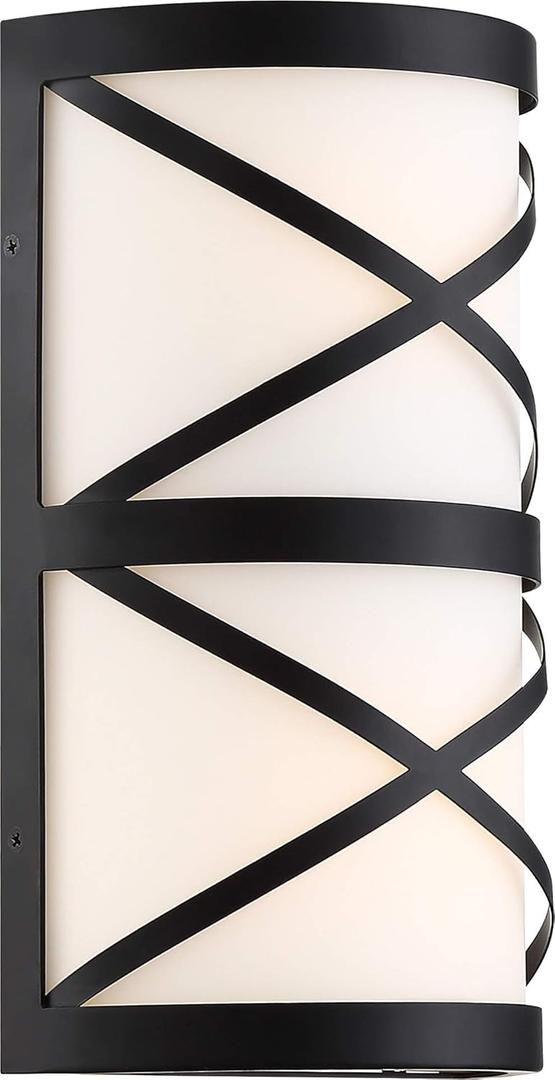NUVO 60/6840 Sylph Vanity Aged Bronze Finish with Satin White Glass, 2 Light