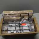 Haturi Vacuum Stand for Dyson V15 V12 V11 V10 V8 V7 V6, Metal Storage Holder for Cordless Vacuum & Accessories, Compatible with DC30 DC31 DC34 DC35 DC58 DC59 DC62 DC74, Black (With Rectangular Base)