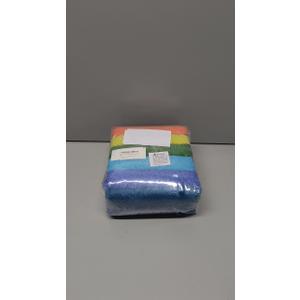 Bath Rugs for Bathroom Rainbow Bathroom Rugs Colorful Microfiber Plush Bath Mat Soft and Absorbent Bath Carpet Non-Slip Backing 20"x32" (1'8" x 2'8" (Rectangular))