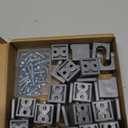 Deekin 30 Pcs Golf Club Hanger Holder Golf Club Wall Mount Rack Storage Organizer for Garage Hanger with 60 Pcs Screws for Wall Display, Grip up Type (Suits for 0.59 Inch, Gray)