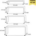 A+ DESIGN Acrylic Display Risers Suitable for Cupcake Retail Shoe Showcase Jewelry Funko Pop Figures (Black 4 Pack Set)