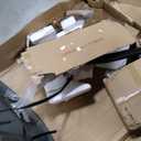 YOPTO 5 Pieces Dining Table Set with 42" Round Kitchen Desk, Wooden Living Room Furniture W/ 4 Upholstered Chairs, for Restaurant, Home Bistro, Espresso