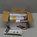 Mini Loaf Pans with Lids and Spoons (100 Pack, Mixed color, 6.8oz) Rectangular Aluminum Foil Baking Pans