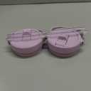 2Pack Replacement Tumbler Lid Fit for Stanley IceFlow 30 oz(Only) Flip Straw Lid, with 2Pcs Reusable Straws,1Pcs Cleaning Brush (Purple)