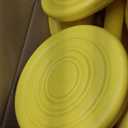Montour Line Plastic Stanchion Yellow 2.5 Inch Diameter with 50 Foot Chain, 6-Pack, Crowd Control Barriers