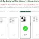 SUANPOT Design for iPhone 15 Plus 6.7" Kickstand Protective Wallet case with RFID Credit Card Holder,Flip Folio Book PU Leather Shockproof Cover Women Men for Apple 15Plus Phone case Light Brown
