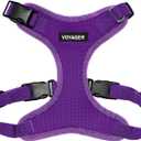 Voyager Step-in Lock Pet Harness - All Weather Mesh, Adjustable Step in Harness for Cats and Dogs by Best Pet Supplies - Purple, S