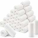 Newwiee 48 Pcs Fleece Throw Blankets Bulk 50'' x 60'' Oeko-tex Standard 100 Certified Spring Outdoor Wedding Guest Blankets Lightweight for Sleepover Donation Lap Pet Sofa Home (White)