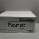 NYHI Heavy Duty Compartment Plates | 9 inch Disposable 3 Compartment Divided Plates For Adults & Kids | White Eco Friendly Sugarcane Paper Plate Are Cut & Leak Resistant | 500 CT (3 Compartment)