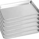 6 Pack 15" x 21" Baking Sheet Pan, Aluminum Large Size Cookie Sheets
