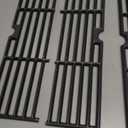 Adviace Grill Replacement Parts for Charbroil Performance 463347519, 463347518, 463373019, G470-0002-W1, G470-0003-W1, 18'' Cast Iron Grill Grates, Heat Plates, Burners, Crossover Tubes, Ignitors
