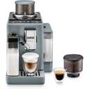 De'Longhi Rivelia Automatic Espresso Machine, Grinder & Frother, Easy Bean Switching, Pebble Gray