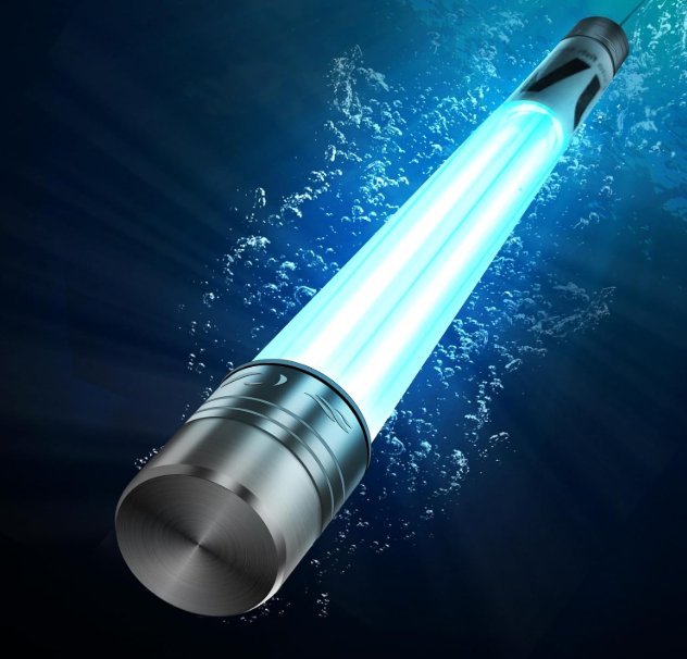 100W Aquarium UV Light for 1000-10000 Gallon, Pond UV Light with 17FT Cord | UV Pond Water Clarifier for Koi Pond, Swimming Pool, Spa, Large Fish Tank, Cold Plunge UV Light for Pond Algae Control