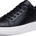 Vostey Men's Casual Shoes Fashion Sneakers Breathable Business Sneakers for Men (9 - black)