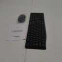 Wireless Keyboard and Mouse Combo, Lovaky 2.4G Full-Sized Ergonomic Keyboard Mouse, 3 DPI Adjustable Cordless USB Keyboard and Mouse, Quiet Click for Computer/Laptop/Windows/Mac (1 Pack, Black)