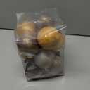 Lunmon 12 Pcs Brown Vintage Christmas Ornaments for Tree 3.15 Inch Textured Rustic Earth Toned Rust Christmas Balls Shatterproof Farmhouse Neutral Xmas Baubles for Home Decor DIY Party Gift