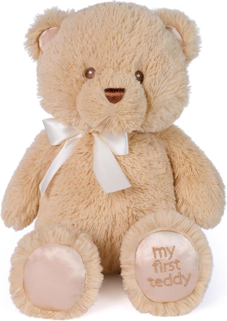 GUND Baby My First Teddy Bear, Ultra Soft Animal Plush Toy for Babies and Newborns, Light Brown/Tan, 10