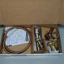 Moen Meena Bronzed Gold Single Handle Modern Shower Faucet with Handshower and Tub Spout for Bathtub, Valve Included, 82618BZG