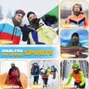 Winter Neck Warmer for Men & Women, Fleece Neck Gaiter Face Scarf, Hunting essentials Nose Warmer, Outdoor Gear Mask (Grey)