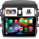 Naifay Android Car Sereo for Toyota Corolla 2009 2010 2011 2012 2013 Radio, 9inch Touch Screen for Corolla Car Stereo with Carplay Android Auto Bluetooth WiFi GPS SWC Backup Camera