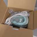 PIOMATIC Mini Travel Steam Iron for Clothes with Dual Voltage, Temperature Control, Non-Stick Soleplate and Cord Storage, Ideal for Sewing, Quilting and Handcraft Misty Green