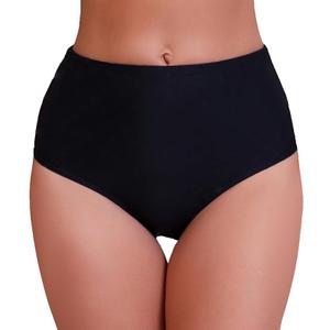 Seagoo Womens High Waisted Bikini Bottoms Tummy Control Full Coverage Bathing Suit Swim Bottom, Large