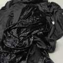 Ibeauti Velvet Cloak with Hood Women Full Length Halloween Witch Vampire Renaissance Medieval Costume Cape (Black)