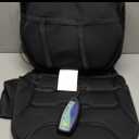 COMFIER Back Massager with Heat, Vibration Massage Seat Cushion with 8 Massage Nodes & 5 Modes, Adjustable Chair Massager Pad for Home Office, Heated Chair Pad, Gifts for Women Men Mom Dad (Jet Black)