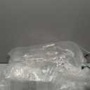 Plastic 8 PACK Large 50 Oz Water Carafe with Flip Top Lid, Square Base Juice Containers, Clear Plastic Pitcher - for Water, Iced Tea, Juice, Beverage, Milk, Cold Brew and Mimosa Bar - HAND WASH ONLY