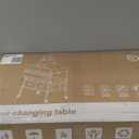 BabyBond Portable Baby Changing Table with 2 Storage Baskets, Foldable Changing Table Dresser Waterproof Diaper Changing Table Height Adjustable Changing Station for Infant and Newborn(Beige)