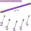 Replacement Wand Tube for Dyson Stick V15 V11 V10 V8 V7 Vacuum Parts, Extension Vacuum Replacement Parts, 28.7 In (Purple)